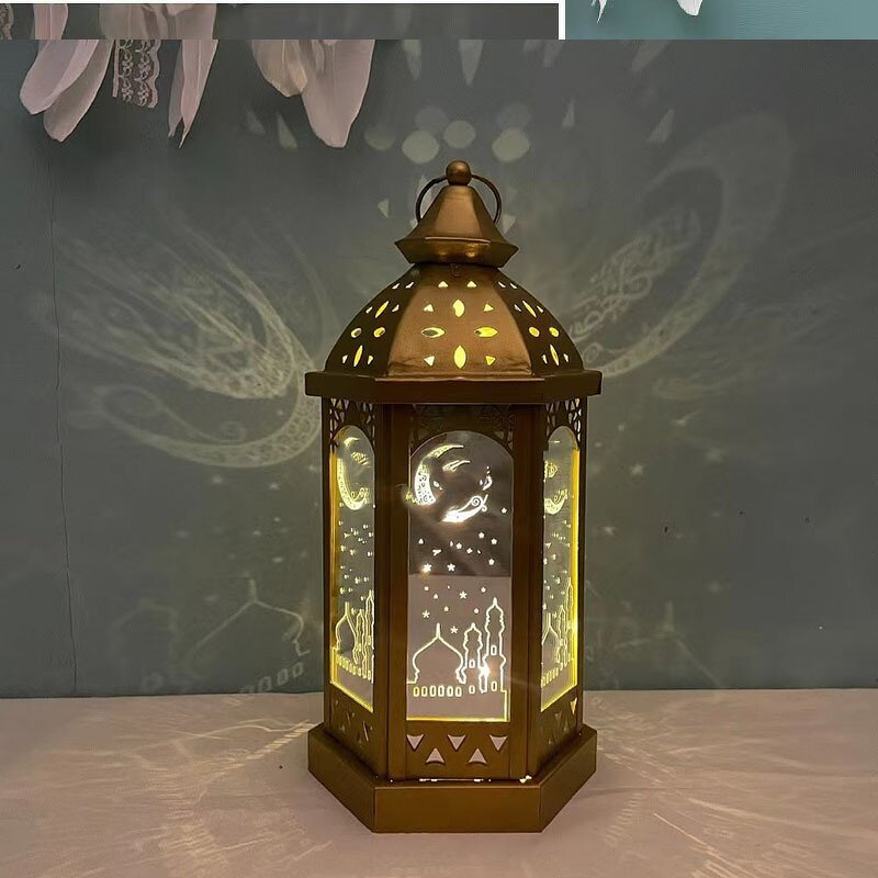 LED Iron Lantern Manufacturer - New Middle East Lent Handicraft Home Decoration Pieces