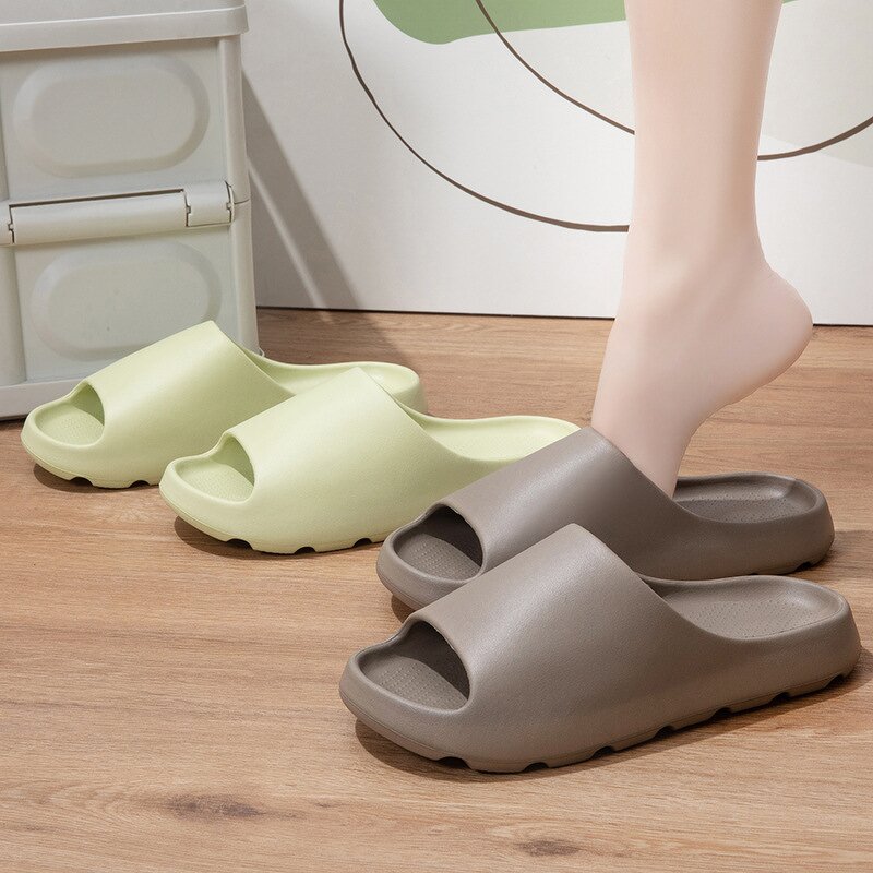 Home Slippers Manufacturer - Women's Casual Indoor Comfortable Warm Faux Fur Plush Lining Breathable and Soft Cotton