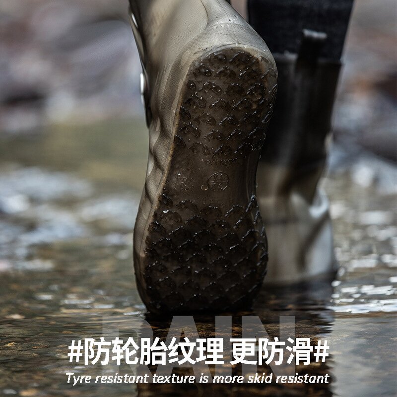 Silicone Shoe Cover Manufacturer - Fashion Non-slip Water Proof Rain Boots Thickened Wear-resistant protection Cover