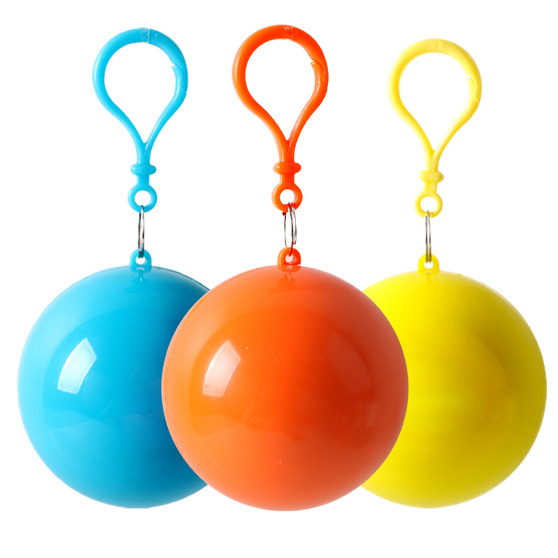 Disposable Raincoat Manufacturer - Portable XL Lightweight PVC PE Waterproof Ball Compression Spherical Design Custom Logo for Rainy Days