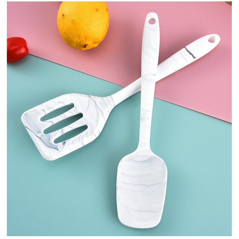 Baking Tool Set Manufacturer - New Silicone Kitchen Utensils Cream Scraper 5-piece Spatula Oil Brush