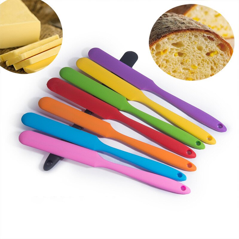 Icing Spatula Manufacturer - Hot Sale Baking Pastry Tools Kitchen Silicone Long Rubber Scraper for Baking Cooking