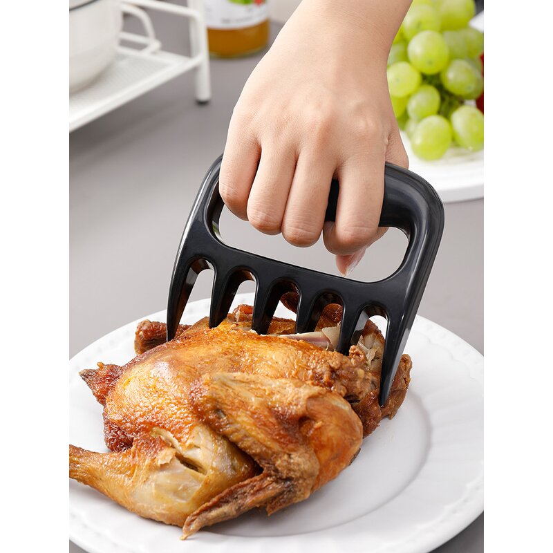 Barbecue Meat Claws Manufacturer - Hot Selling Outdoor BBQ Accessories Tool Meat Fork Shredder Strip Cutting ABS Plastic