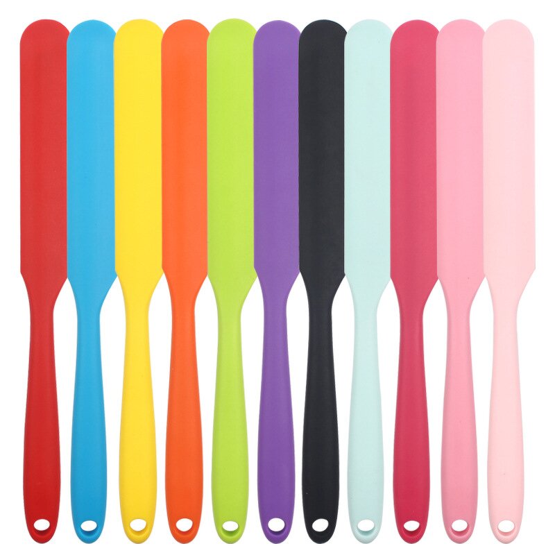 Icing Spatula Manufacturer - Hot Sale Baking Pastry Tools Kitchen Silicone Long Rubber Scraper for Baking Cooking