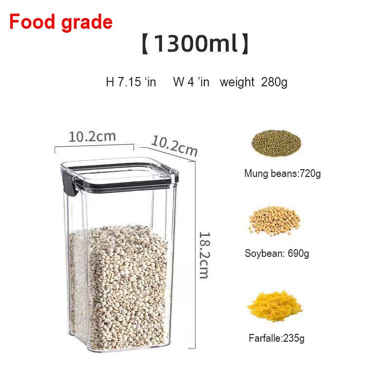 Food Storage Containers Manufacturer - New Trendy Eco Friendly Fridge Kitchen Box Stackable Pet Transparent Airtight Set