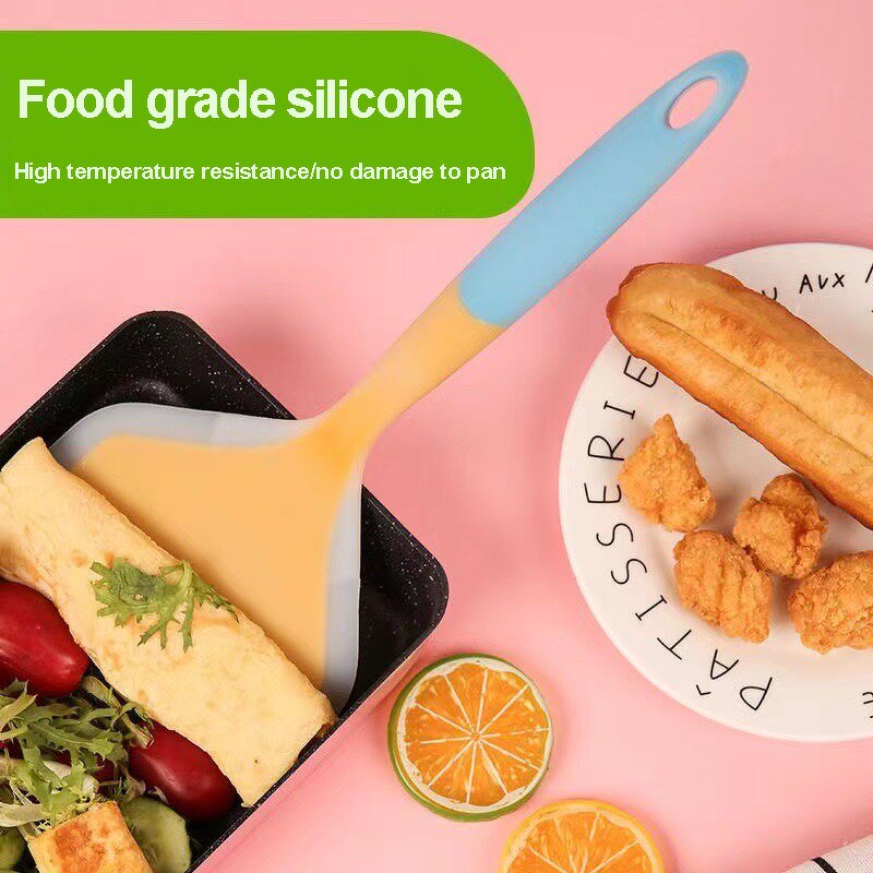 Kitchen Scraper Manufacturer - Silicone Cooking Utensils Spatula Beef Meat Egg Wide Pizza Tools Non-stick Shovel