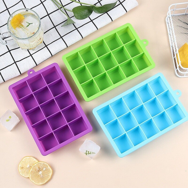 Ice Cube Tray Manufacturer - Reusable Sphere Custom Whisky Ice Ball Maker Mold Square Silicone Mould