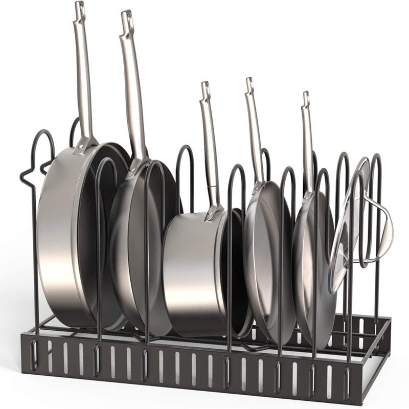 Pot Lid Holder Manufacturer - Multifunctional Kitchen Cabinet Pantry Pan & Rack Organizer