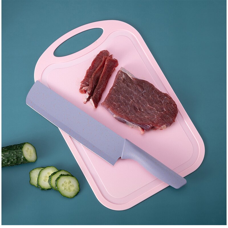 Knife Set Manufacturer - Professional 6pcs Colorful Wheat Straw Fruit Vegetable Kitchen