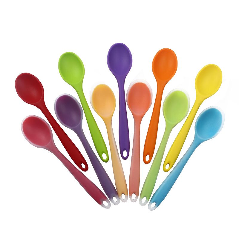 Silicone Spoon Set Manufacturer - Food Grade Heat Resistant Nonstick Soup Kitchen Tools Utensil Cooking Mixing Baking Kitchenware