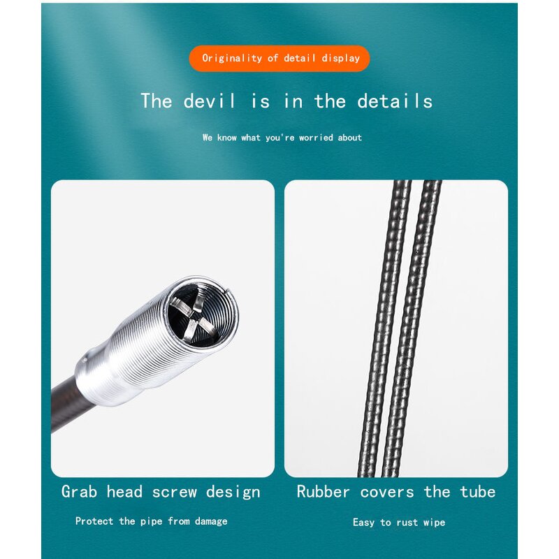 Sink Cleaner Manufacturer - 90cm Claw Pick up Kitchen Cleaning Tools Pipeline Dredge Hair Brush Bend Toilet Removal