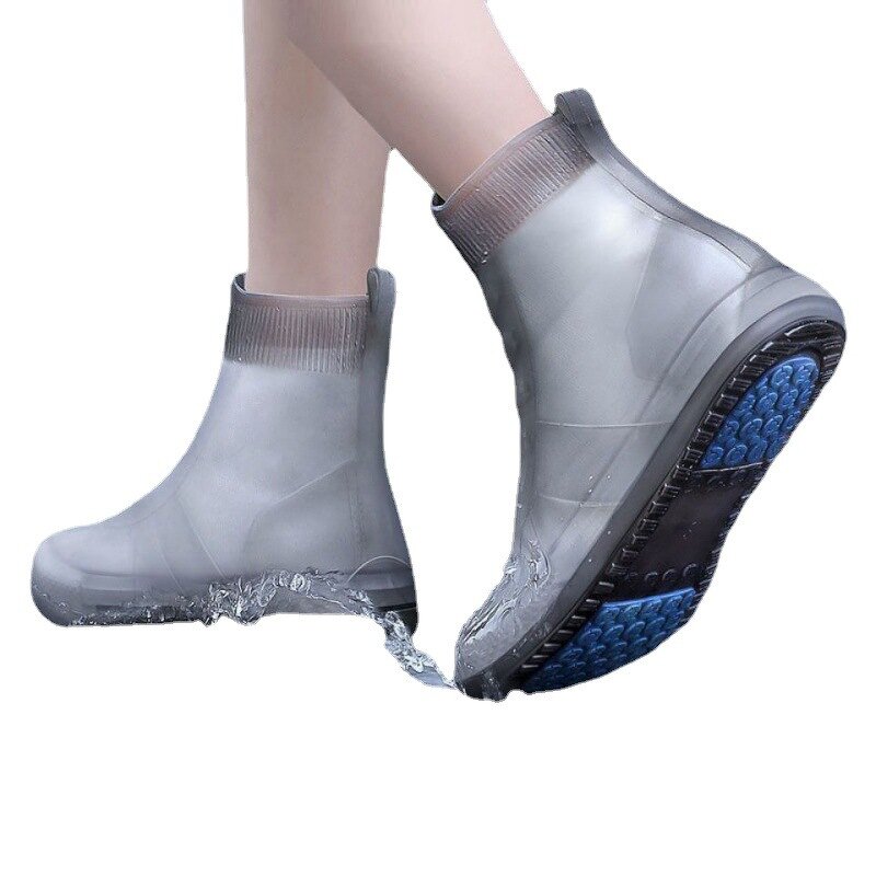 Shoe Covers Manufacturer - Silicone Lining Rain Boots Anti-Slip Waterproof Foot Household Rainproof Adult Wear Resistant