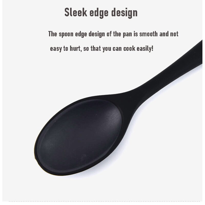 Silicone Spoon Set Manufacturer - Food Grade Heat Resistant Nonstick Kitchen Tools Utensil Cooking Mixing Baking Kitchenware