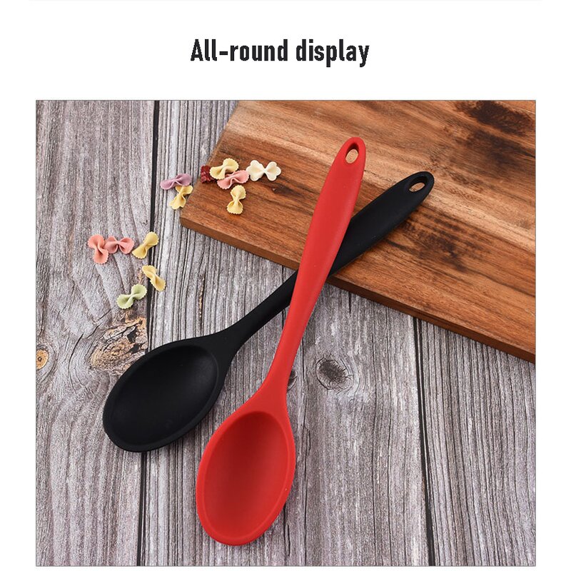 Silicone Spoon Set Manufacturer - Food Grade Heat Resistant Nonstick Kitchen Tools Utensil Cooking Mixing Baking Kitchenware