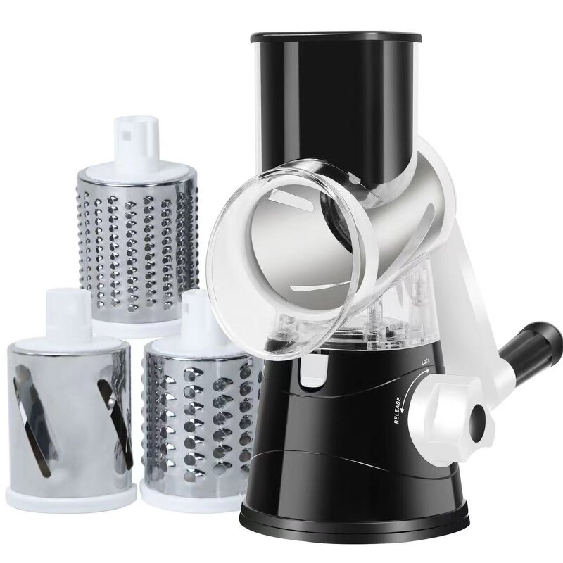 Hand Blender Machine Manufacturer - Factory Wholesale Manual Plastic Food Drum Cutter Vegetable Chopper Rotary Cheese Grater
