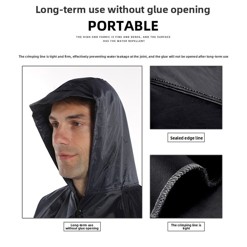 EVA Raincoat Manufacturer - BOFA Reusable Waterproof XL Size Emergency Rain Gear Jacket with Hood for Adults Boys Girls for Hiking