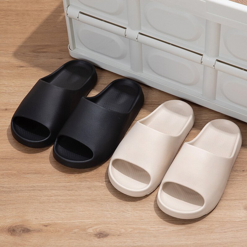 Home Slippers Manufacturer - Women's Casual Indoor Comfortable Warm Faux Fur Plush Lining Breathable and Soft Cotton