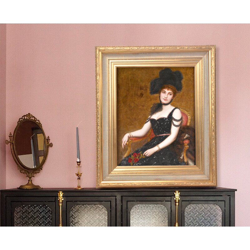 Wooden Frame Manufacturer - Customize Factory Sale Baroque Wall Decor Antique Customize Vintage Art Canvas Ornate Painting