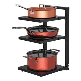 Pot Rack Manufacturer - New Kitchen Multi-pot Narrow Seam Countertop Corner Put Pots and Pans Wall-mounted Storage