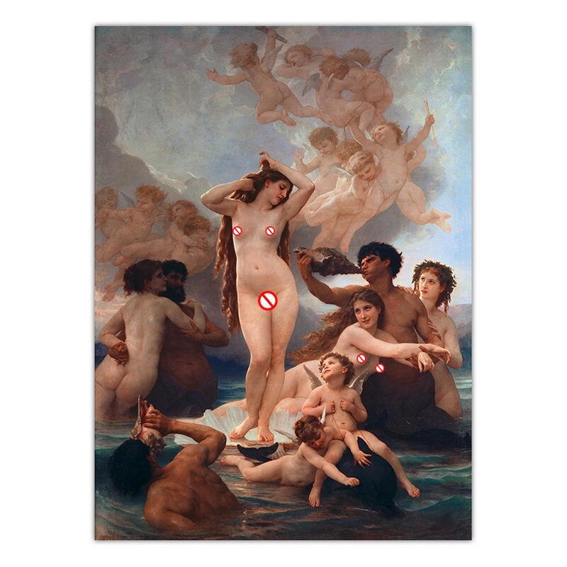 Nude Women Painting Manufacturer - Canvas Prints of Female Nudes and Sexy Lady Body Works for Home Decoration Wall Art