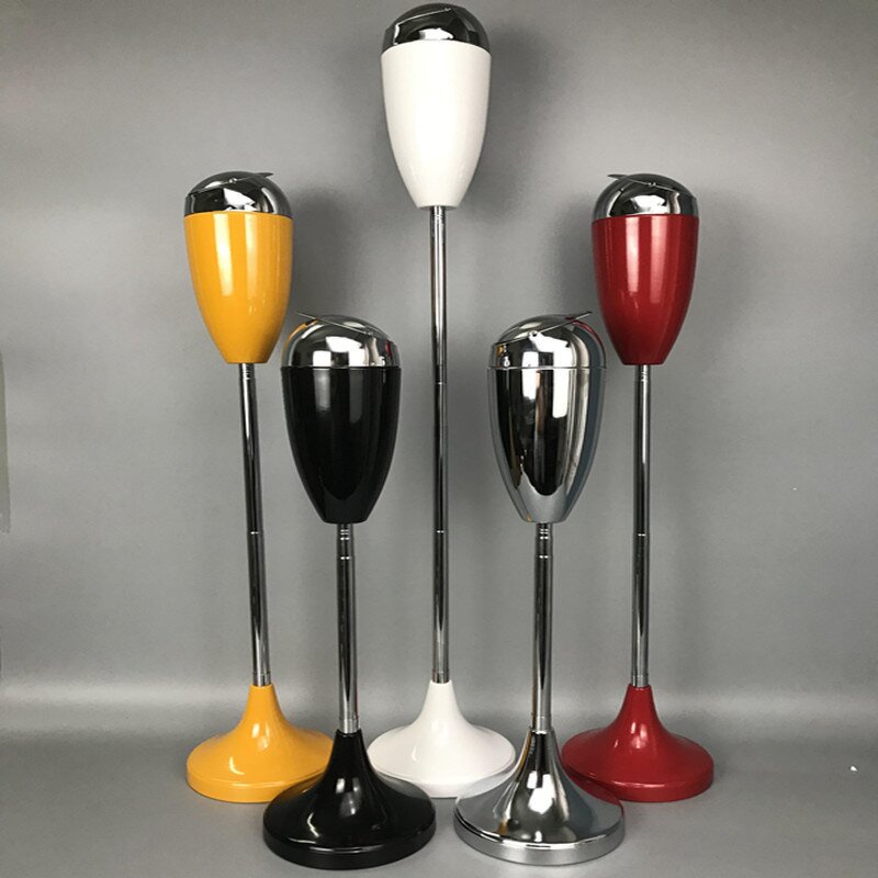 Cigarette Ash Tray Manufacturer - Creative Adjustable Smokeless Steel With Lid Indoor Outdoor Portable Windproof Floor Standing Cigar