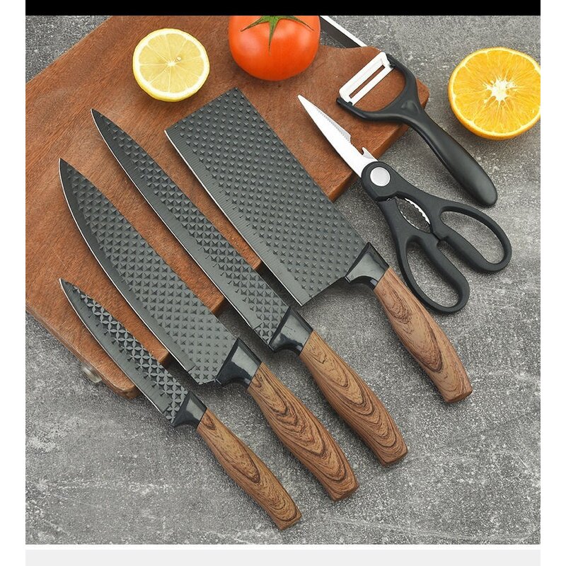 Kitchen Knife Set Manufacturer - Factory Wholesale High Performance Stainless Six Piece Combination