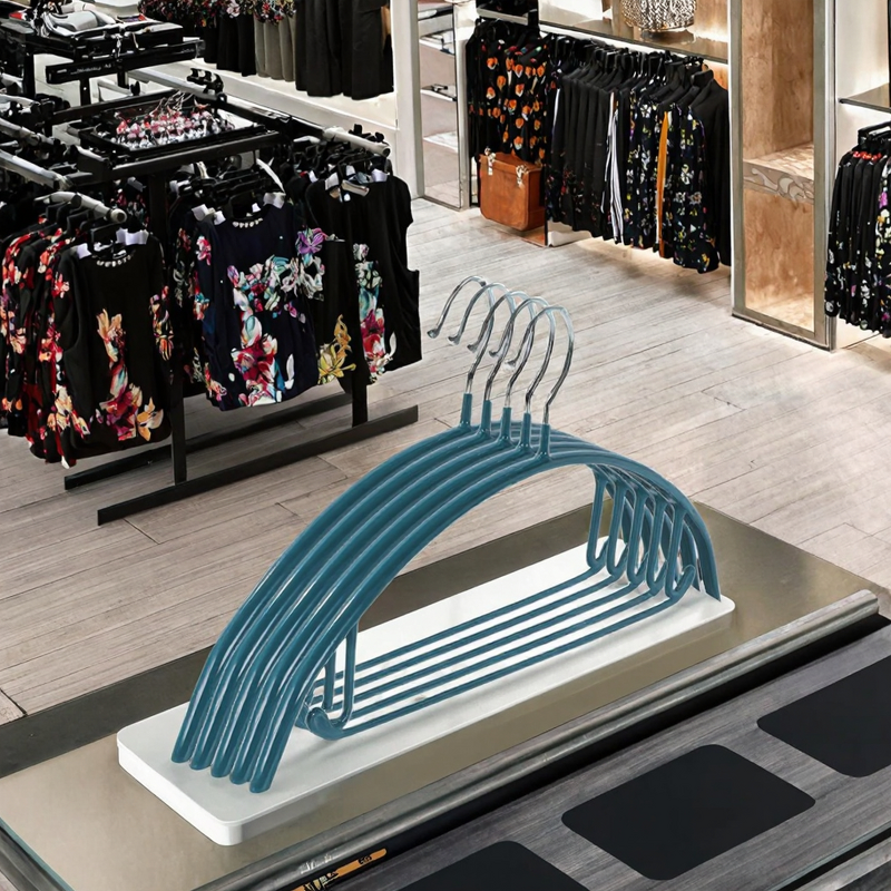 Clothes Hanger Manufacturer - Hot Sale High Quality PVC Coated Stainless Steel Multifunctional Non-Slip for Coat Pants Dress Wardrobe