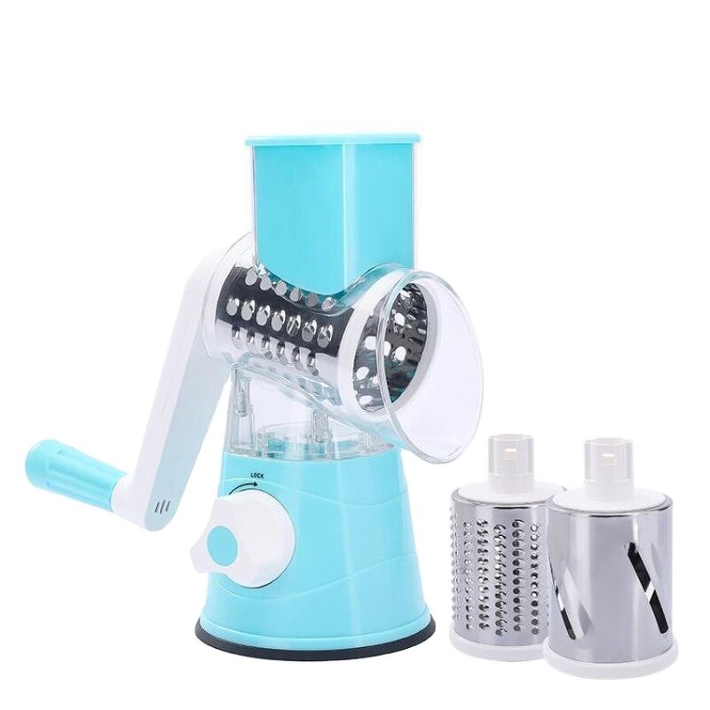 Hand Blender Machine Manufacturer - Factory Wholesale Manual Plastic Food Drum Cutter Vegetable Chopper Rotary Cheese Grater
