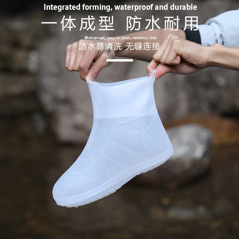Shoe Covers Manufacturer - Silicone Lining Rain Boots Anti-Slip Waterproof Foot Household Rainproof Adult Wear Resistant