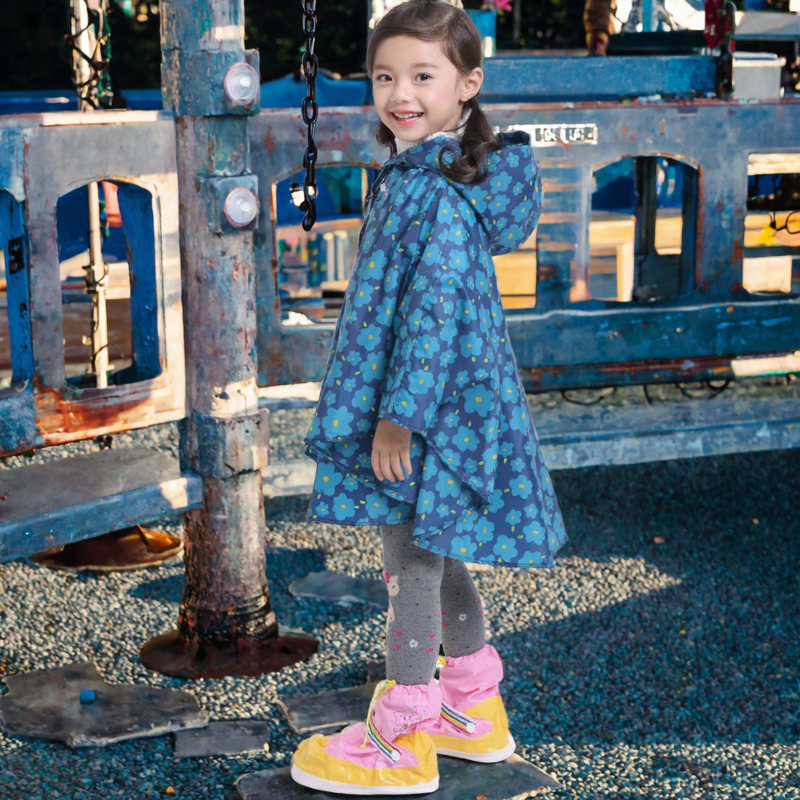 Kids Rain Poncho Manufacturer - Waterproof for Boys and Girls Printed Thin for Outdoor Activities and Camp for Kindergarten Use