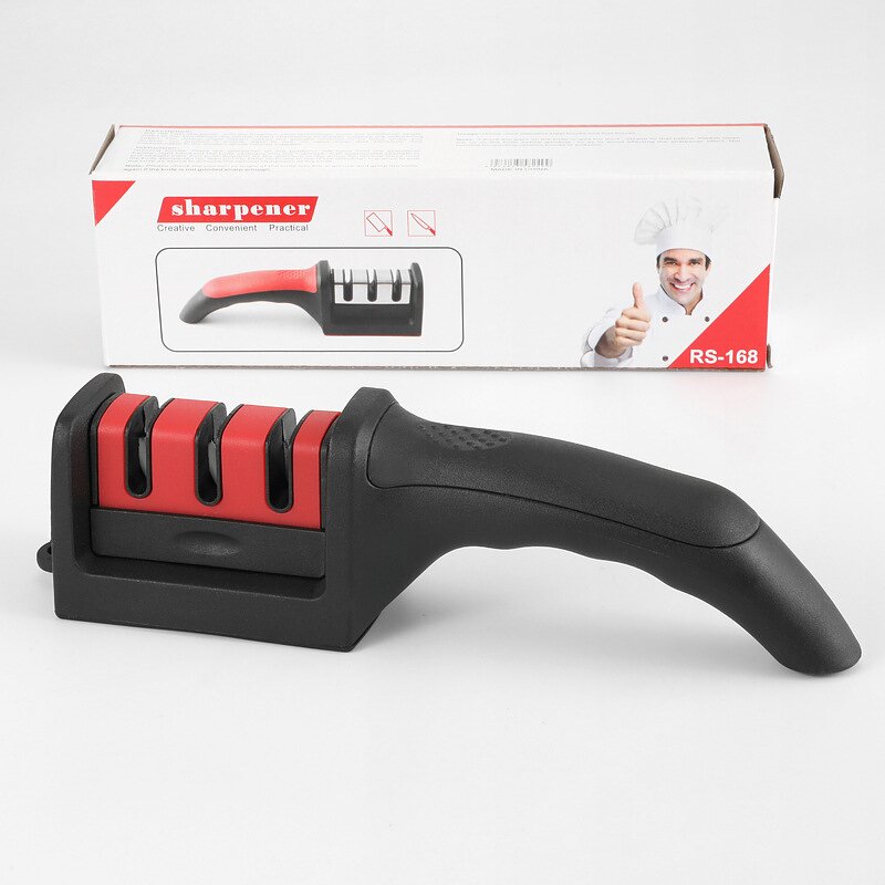 Knife Sharpener Manufacturer - Household Four-stage Creative Manual Fast Sharpening Knife Scissors Tool