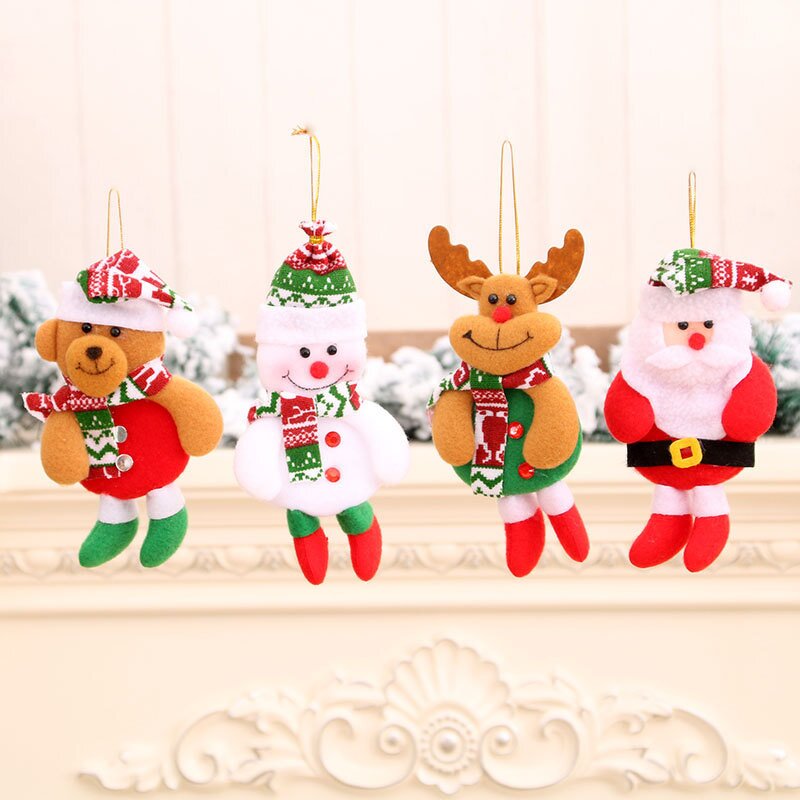Christmas Ornaments Manufacturer - 2024 Merry Xmas Gift Santa Claus Snowman Tree Toy Doll Hang for Home New Year Decor