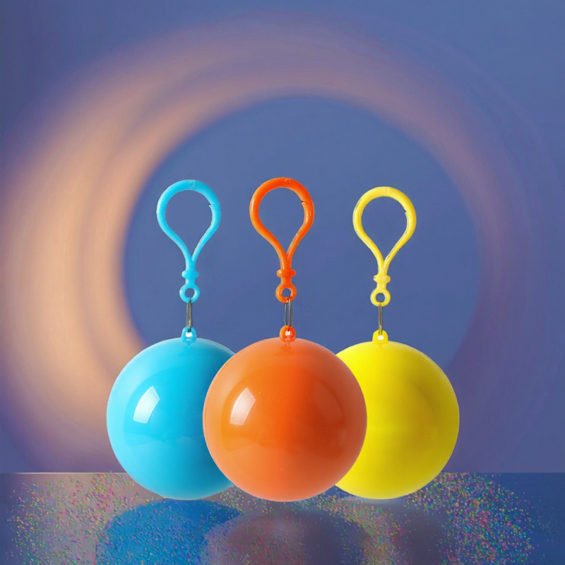 Disposable Raincoat Manufacturer - Portable XL Lightweight PVC PE Waterproof Ball Compression Spherical Design Custom Logo for Rainy Days