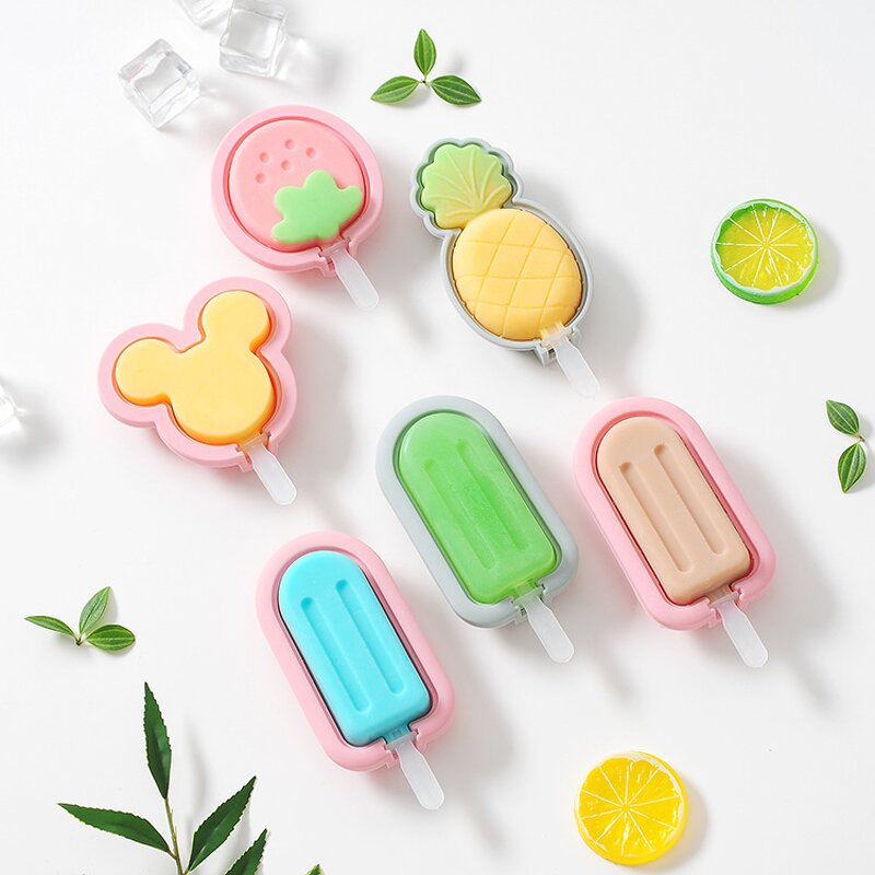 Popsicle Mold Manufacturer - 2025 Best Seller Pineapple Strawberry Shape Pop Ice Ice Cream