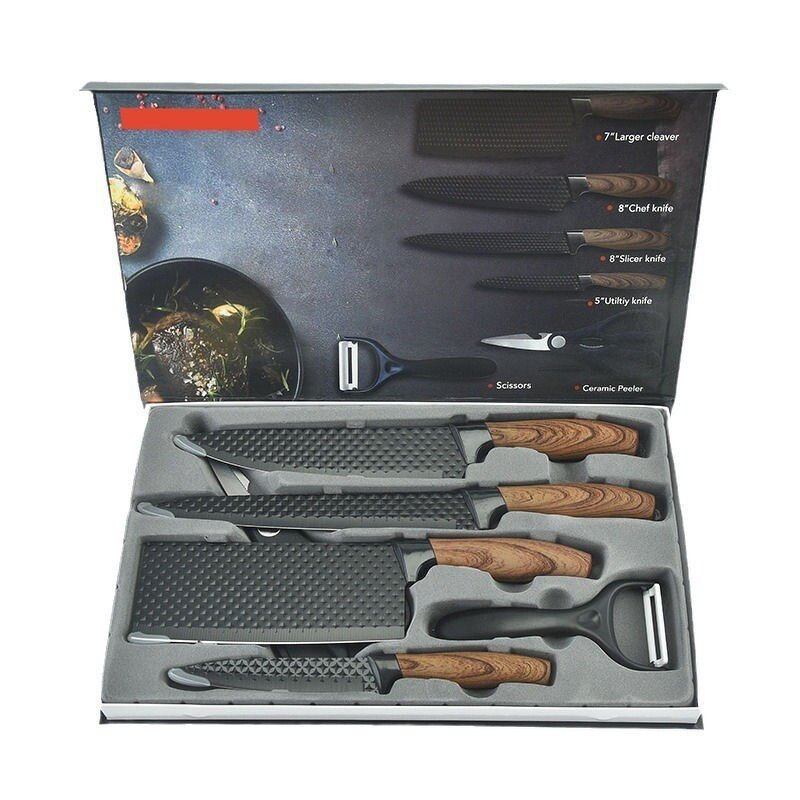 Kitchen Knife Set Manufacturer - Factory Wholesale High Performance Stainless Six Piece Combination