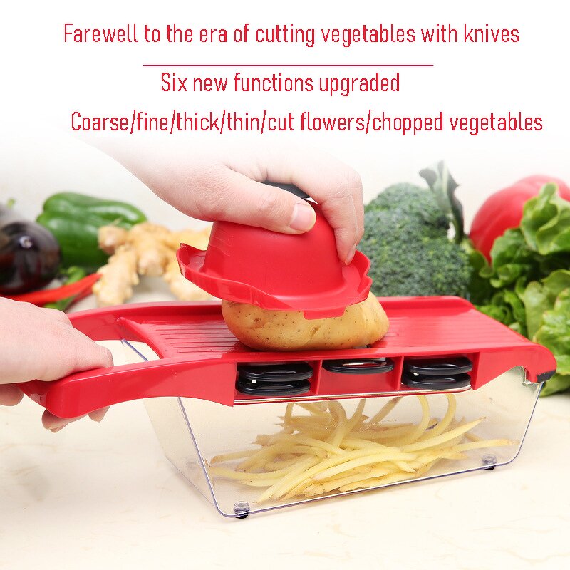 Kitchen Set Manufacturer - Top Seller 2025 Combined Slicer Vegetable Cutter Hand Garlic Press Chopper Accessories