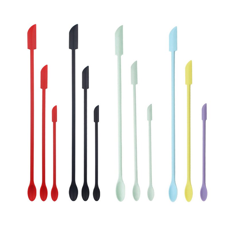 Silicone Scraper Manufacturer - Heat Resistant Kitchen Utensils Long Handled Mini Jam Multifunctional Double Headed