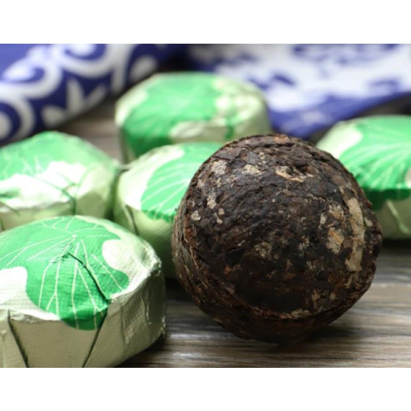 Flavored Pu-erh Tea Factory - Mix Flavor 5g Mini Cakes Penoy Lotus Rose