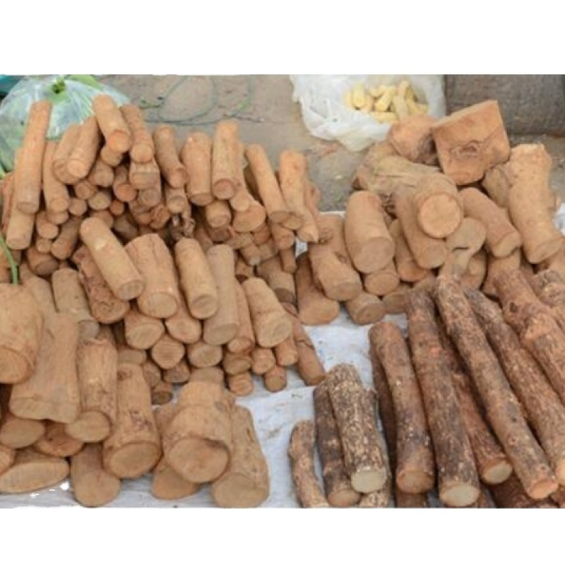 Thanakha Wood Stems Factory - New Whole Segments Raw Dried Thanakha Wood Cuts