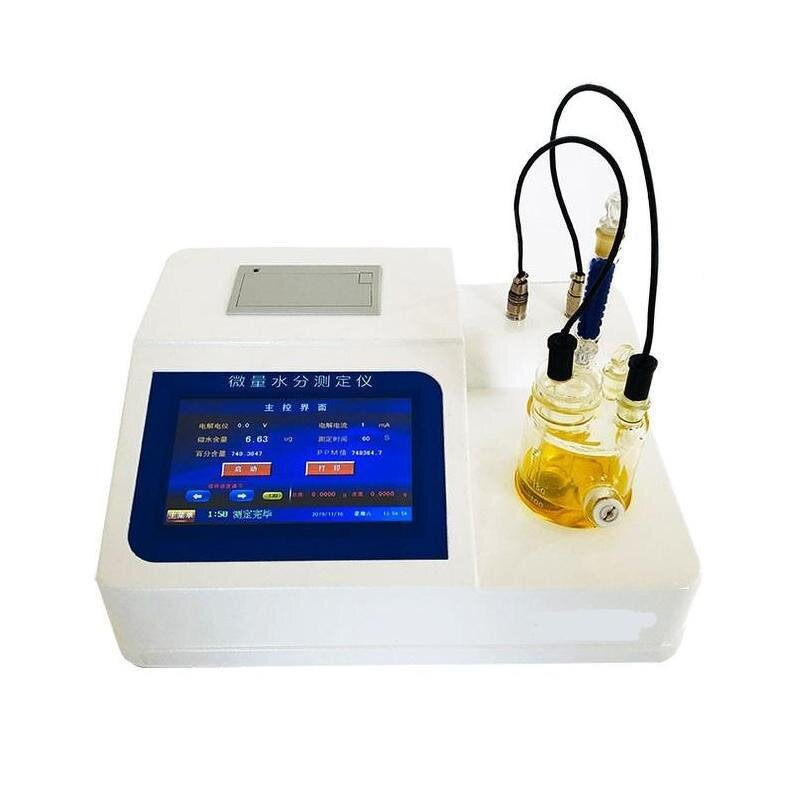 Karl Fischer Moisture Meter Manufacturer - Fully Automatic High-precision Oil Trace Micro Coulometric Moisture Tester Built-in Printer