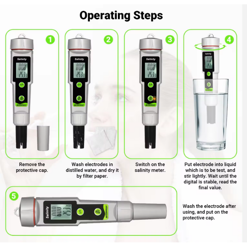 Salinity Tester Manufacturer - High Precision Salt Water Salinity Meter Seawater Hydrometer