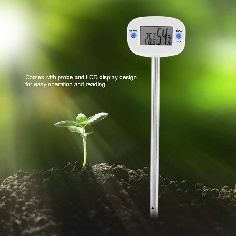 Soil Thermometer Manufacturer - Popular Mini Probe Electronic Temperature and Humidity Counting Display Probe and Hygrometer