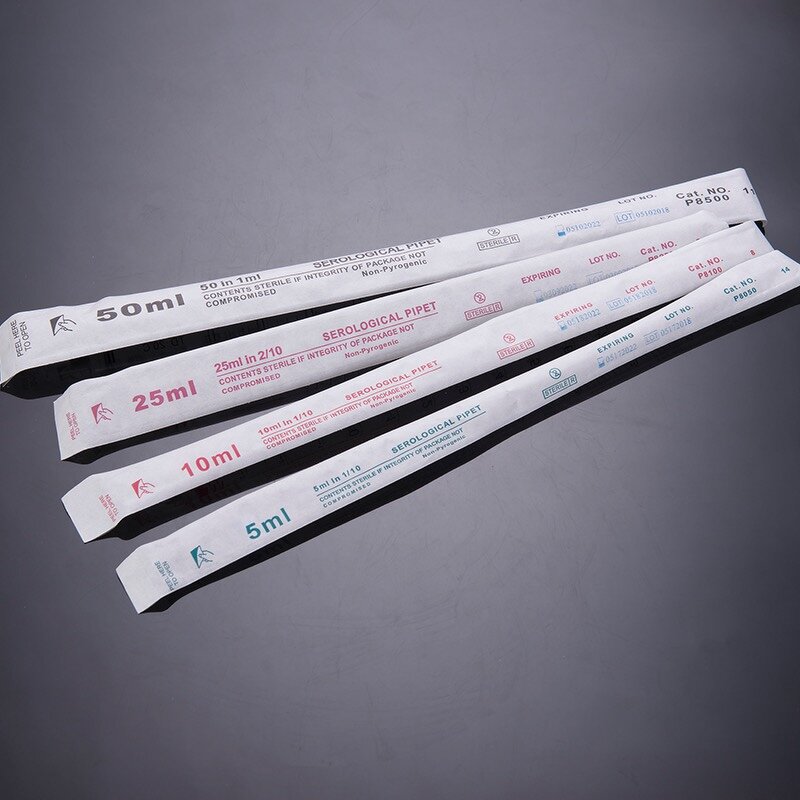 Serological Pipettes Manufacturer - 5ml 10ml 25ml 50ml Medical Disposable Sterile