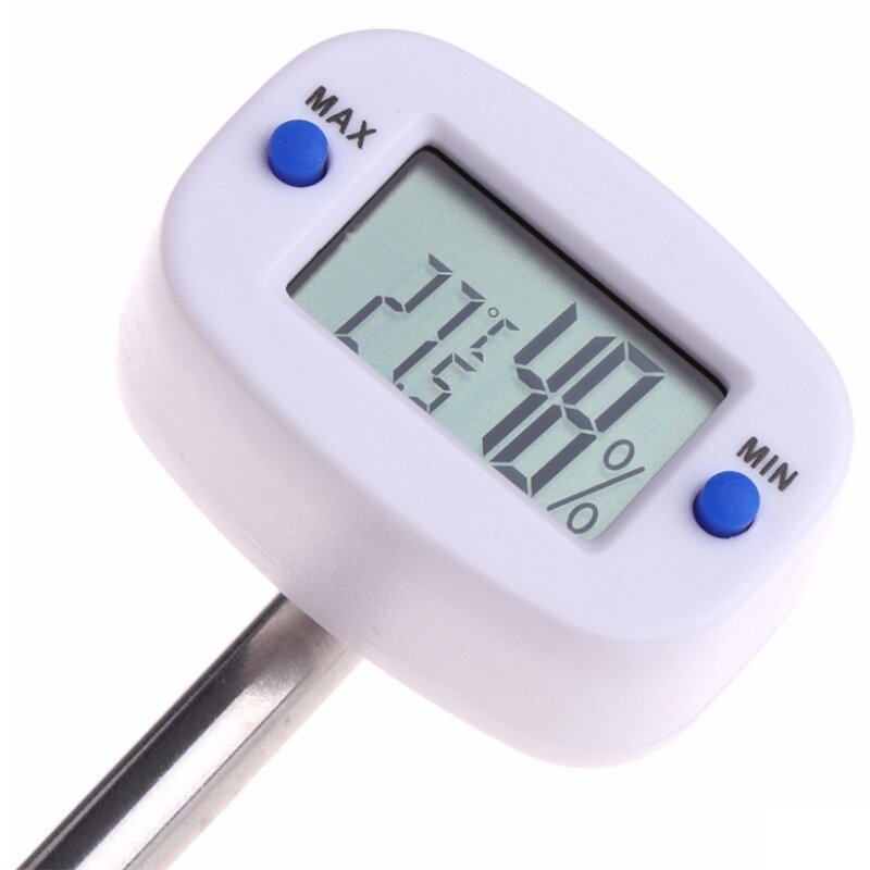 Soil Thermometer Manufacturer - Popular Mini Probe Electronic Temperature and Humidity Counting Display Probe and Hygrometer