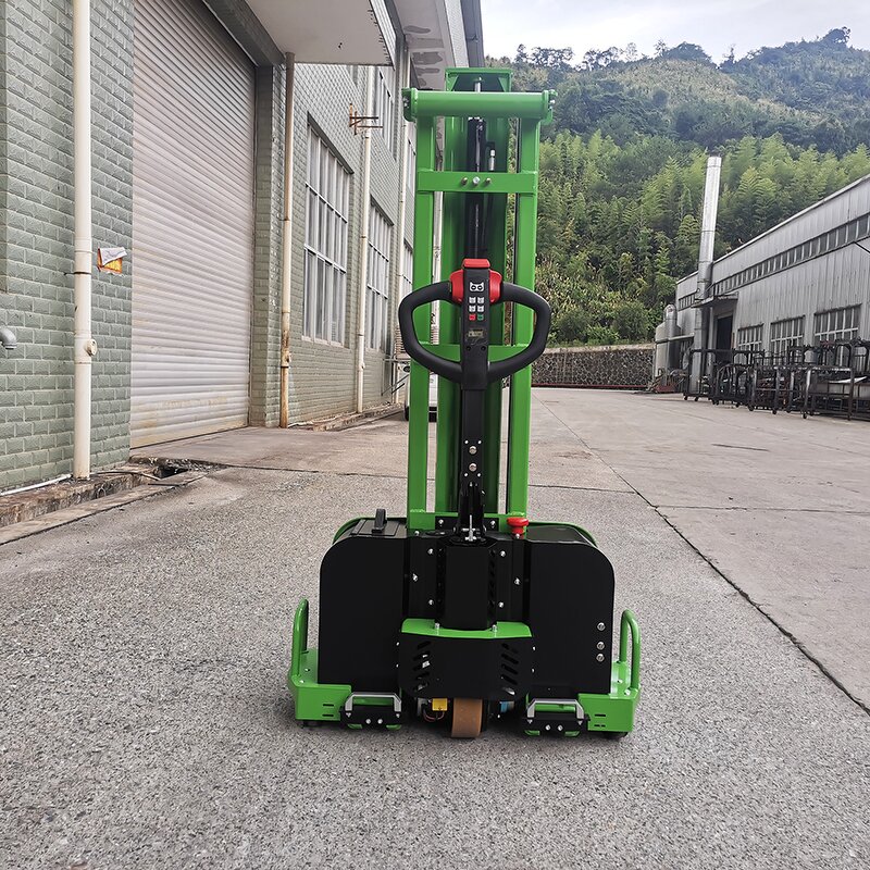 Electric Self Loading Stacker Manufacturer - LTMG Brandfully Powered Lithium Battery 1000kg 1500 kg Mini Walkie
