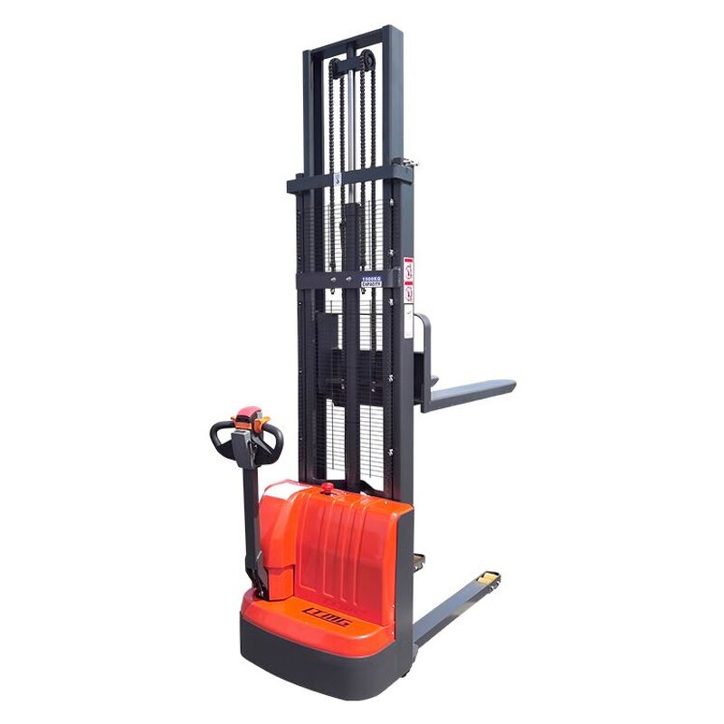 Electric Forklift Stacker Manufacturer - LTMG Small Portable 1000kg 1500kg 1 Ton 1.5 Ton with AC Motor