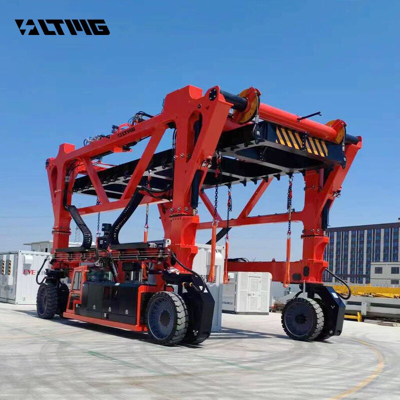 Straddle Carrier Manufacturer - LTMG 35Ton 60Ton 80Ton Diesel Electric Rubber Tired for Port Container Stacking Handling