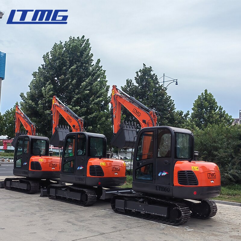 Excavator Manufacturer - LTMG Factory Price Oem Heavy Duty Bucket 6.5 Ton Mini Household Kubota Engine Small Digger