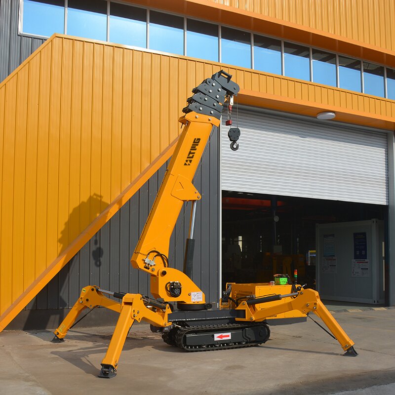 Spider Crane Manufacturer - Telescopic Boom Hydraulic Lifting Mobile 3t 5t Mini Crawler