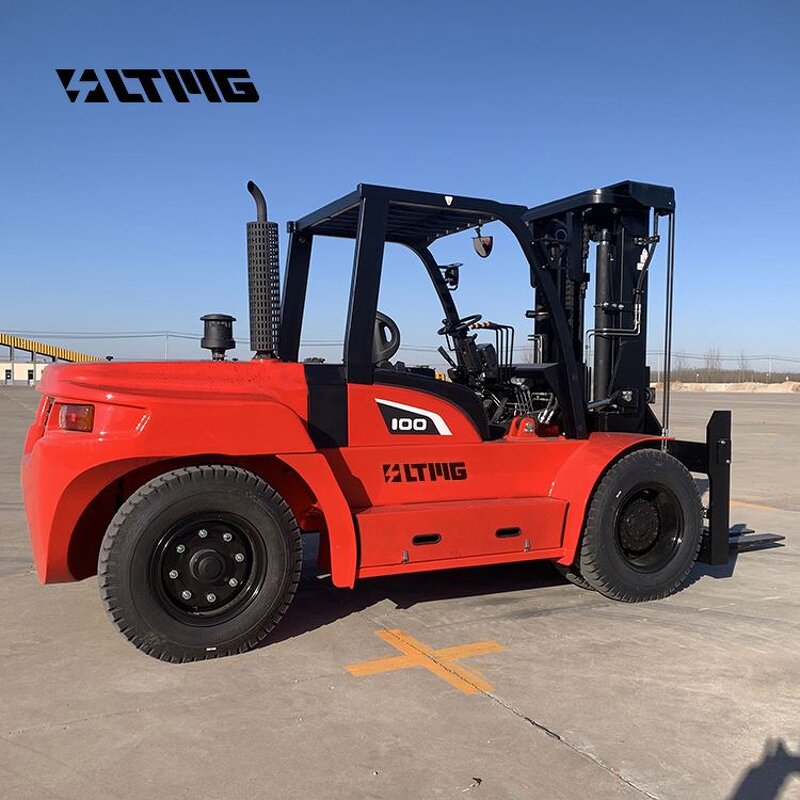 diesel Forklift Manufacturer - LTMG Machinery Heavy Duty Container 10 Ton 12 Ton with Lengthen Fork